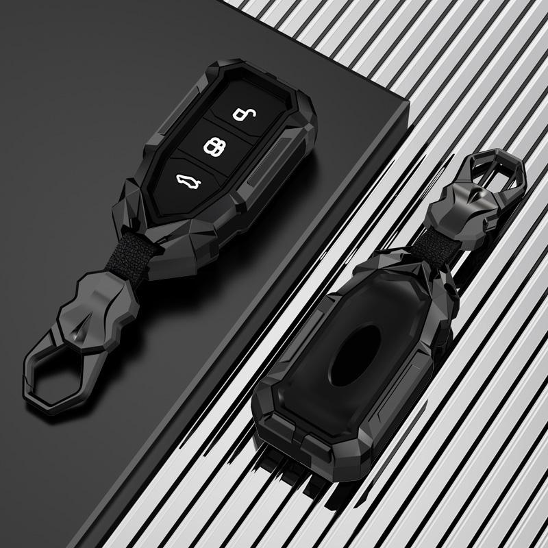 3 Buttons Key Cover for Ford Transit Custom Mondeo Fiesta Kuga ST Line MK3 Focus 3 Station Wagon Ecosport Case Key Protection