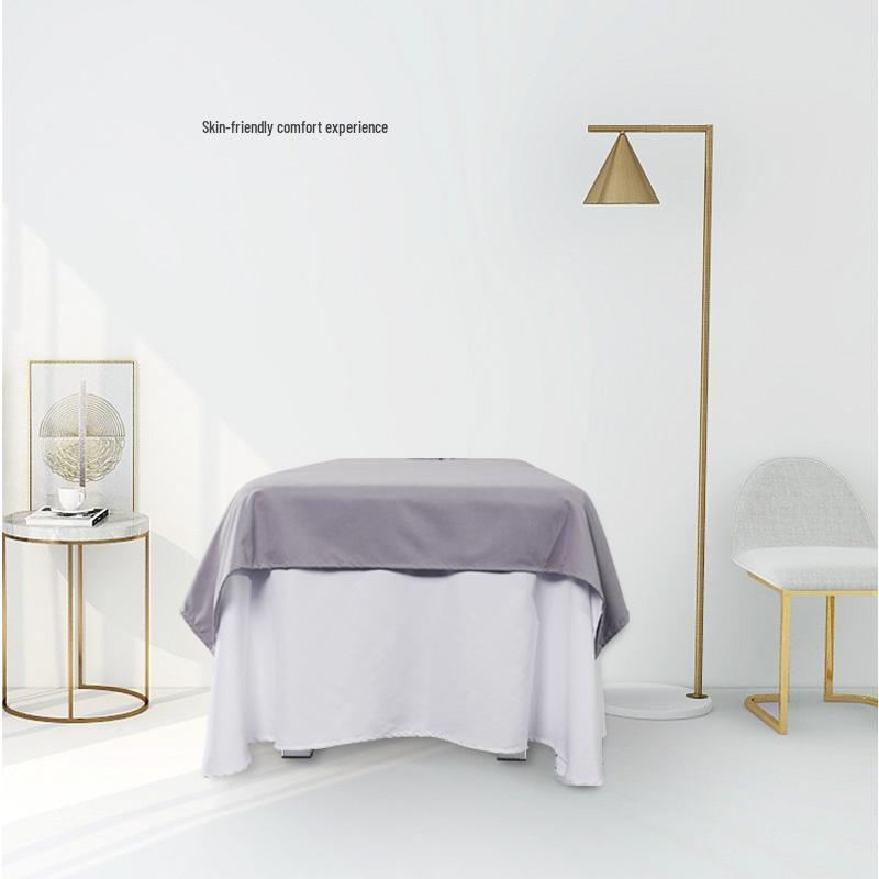 Orange Soft Cotton Beauty Salon Bed Sheets - Solid Color Massage Sheets