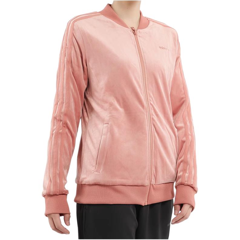 adidas Neo Einfarbig Stehkragen Jacke Damenjacken Tiefrosa FK9941