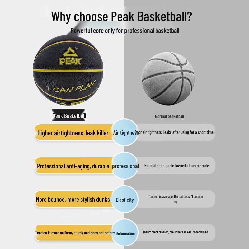 Peak Indoor/Outdoor Size 7 Basketball