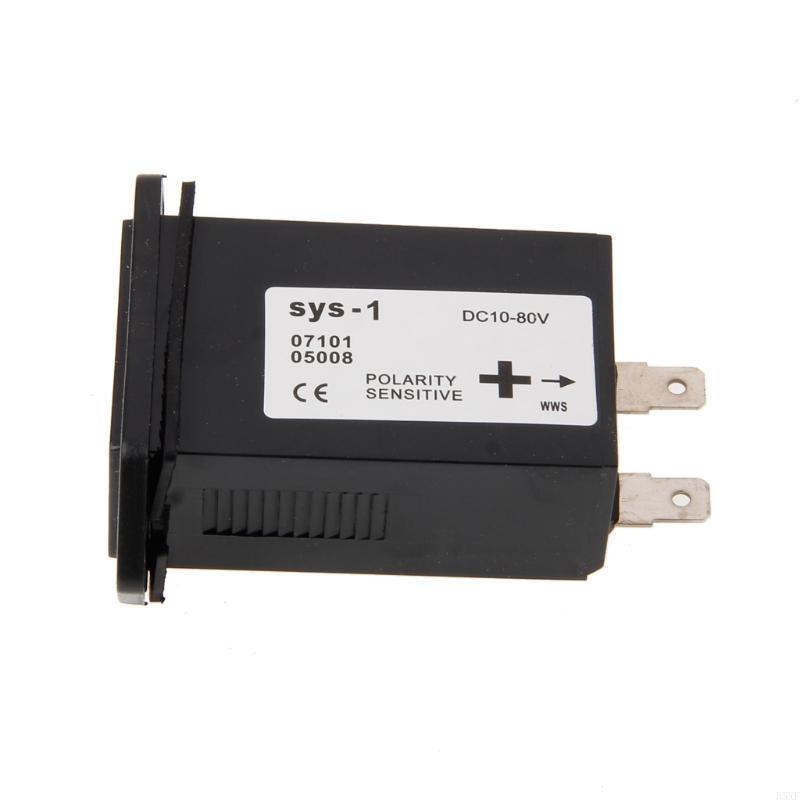 2025 New DC10V-80V Portable Engine Gauge Hour Meter for Motorcycle Boat Engines Counter