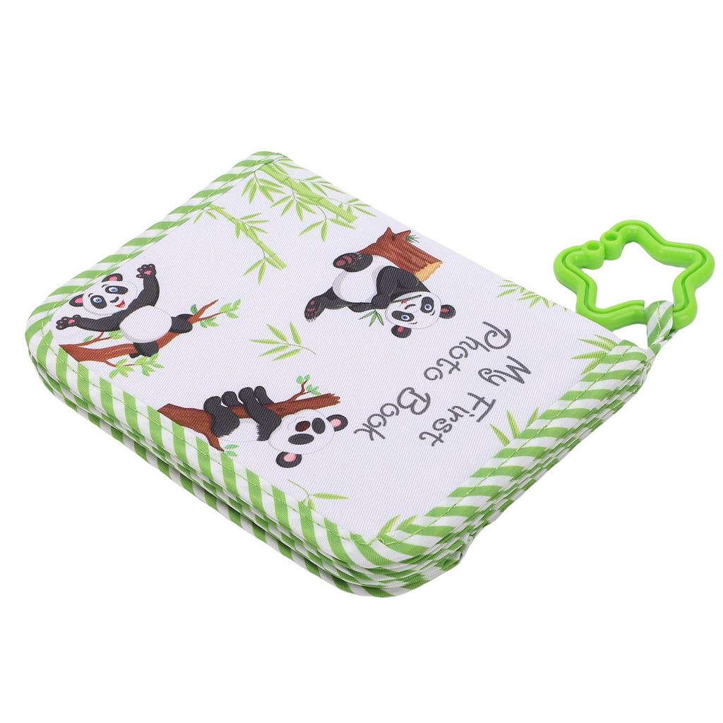 Baby My First Photo Book Memory Keepsake Soft Cloth Photo Book with Safety Mirror for Newborns Baptism