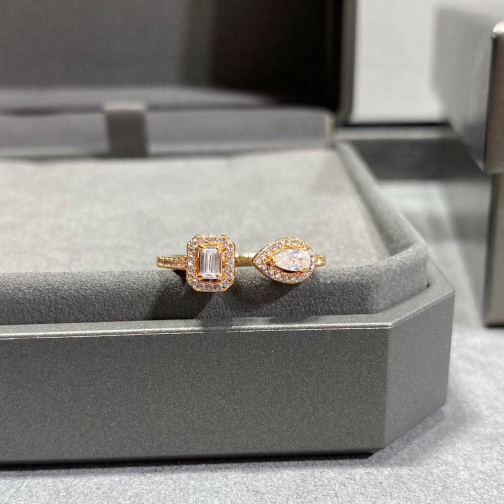 

2023 Популярный бренд Винтажные женские кольца Роскошные украшения для женщин Дизайнерские кольца Превосходное качество Модные классические кольца с бриллиантами 6 золотой