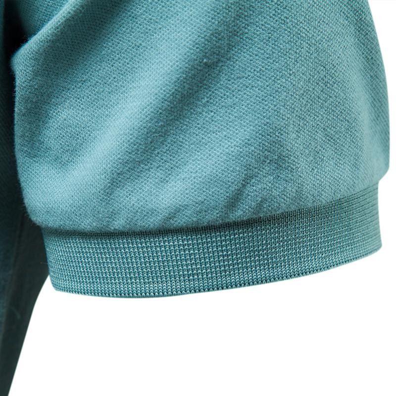 Polo Shirt Men Casual Solid Color Short Sleeve Brand Mens Shirts Summer High Quality Streetwear Polos Men