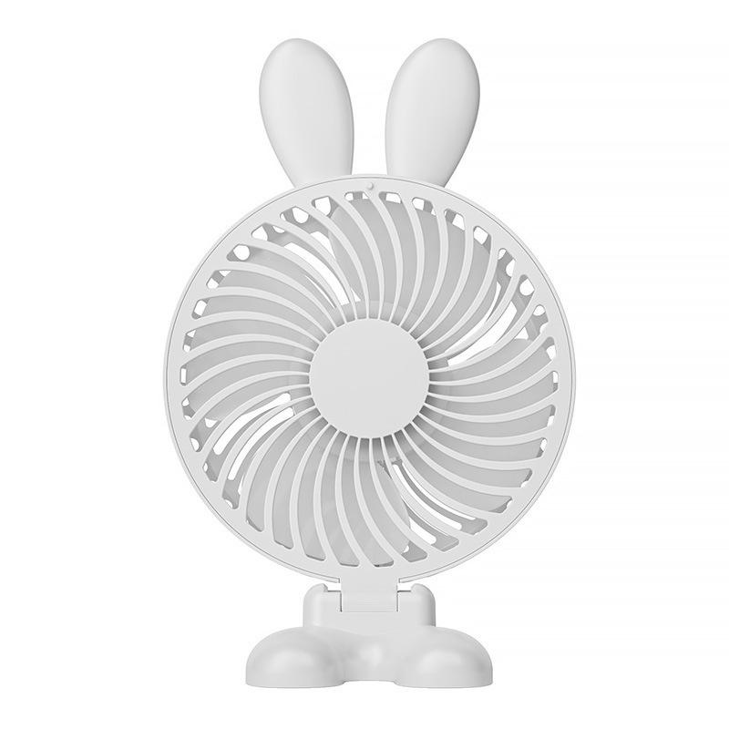 USB Plug-In Small Portable Dormitory Desk Fan - Low Noise