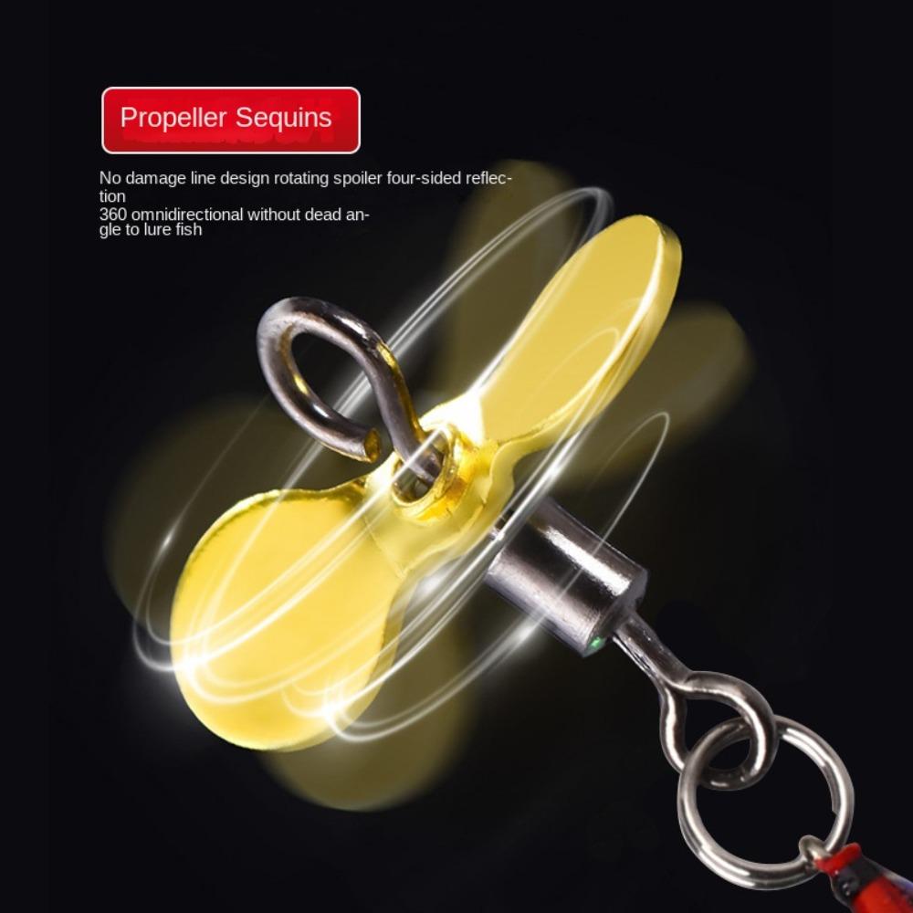 1/5PCS Fly Fishing Lures Kit Bionic Fly Fishing Bait Spinner Swim Baits Flies Fly Fishing