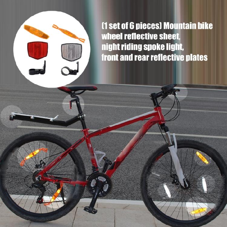 Bicycles Wheel Spokes Reflective Stickers Tube Light Warning Light Reflector Safety Bike Wheel Light for Cycling