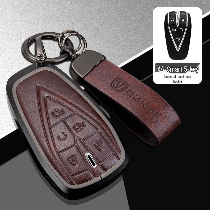 Changan Car Key Cover for Third Gen CS75 Plus, Yidong Plus, CS55, and CS35 Plus