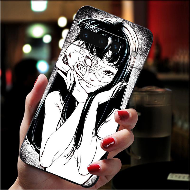 

Phone Case For Google Pixel 10 9 Pro XL 9A 8 7 6 Pro Pixel 8A 7A 6A Pixel 8 7 6 5 Junji Ito Tees Horror Google Pixel 10 Pro