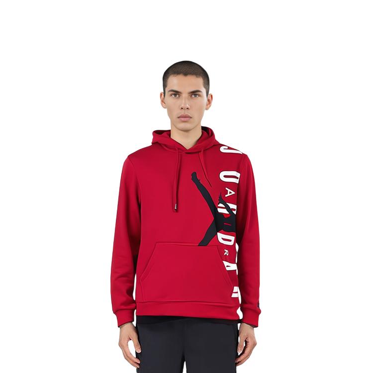 Jordan Sweatshirts Men's Red Hooded Moderate Regular CV5482-687