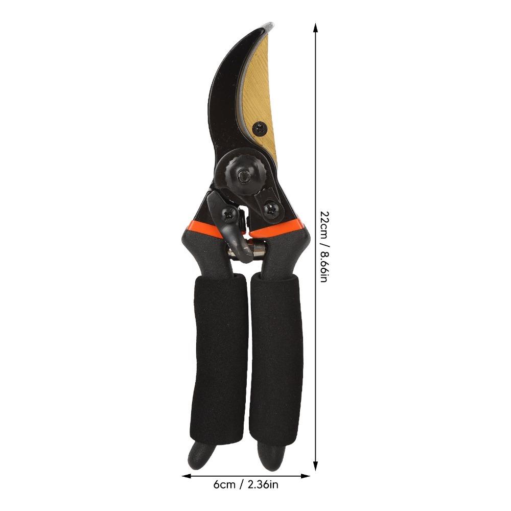 Black and Golden Garden Pruning Shears Bypass Design Garden Clippers Professional Bonsai Cutters