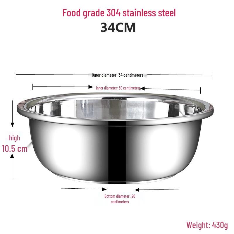 Molona 304 Stainless Steel Deep Kitchen Basin Set, 2-Pack