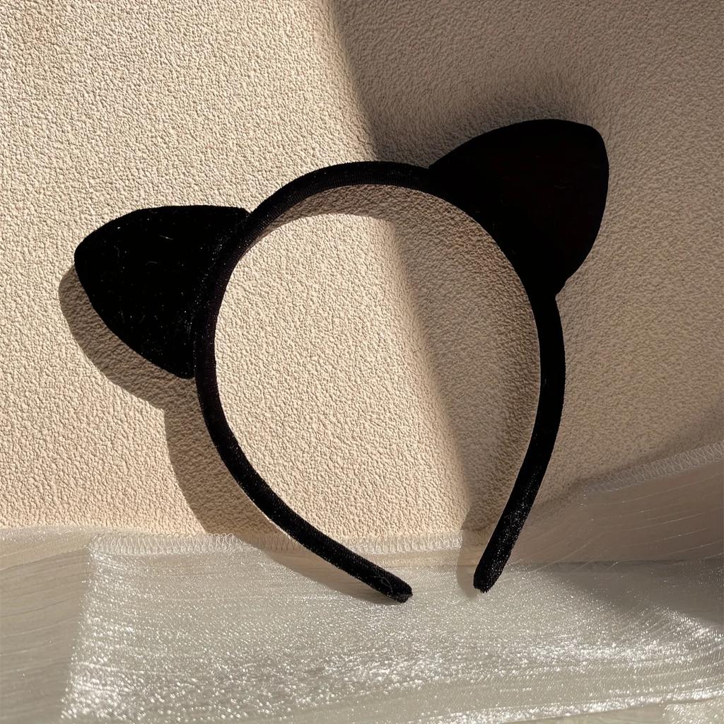 Chic Leopard Print Cat Ear Headband - Cute Vintage Style Fabric Hair Accessory For  Cosplay Or Women Perfect for Daily Wear