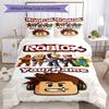 Roblox 487 Customize your name Bedding Set Breathable Duvet Cover with Pillowcases Home Decoration Birthday Gift