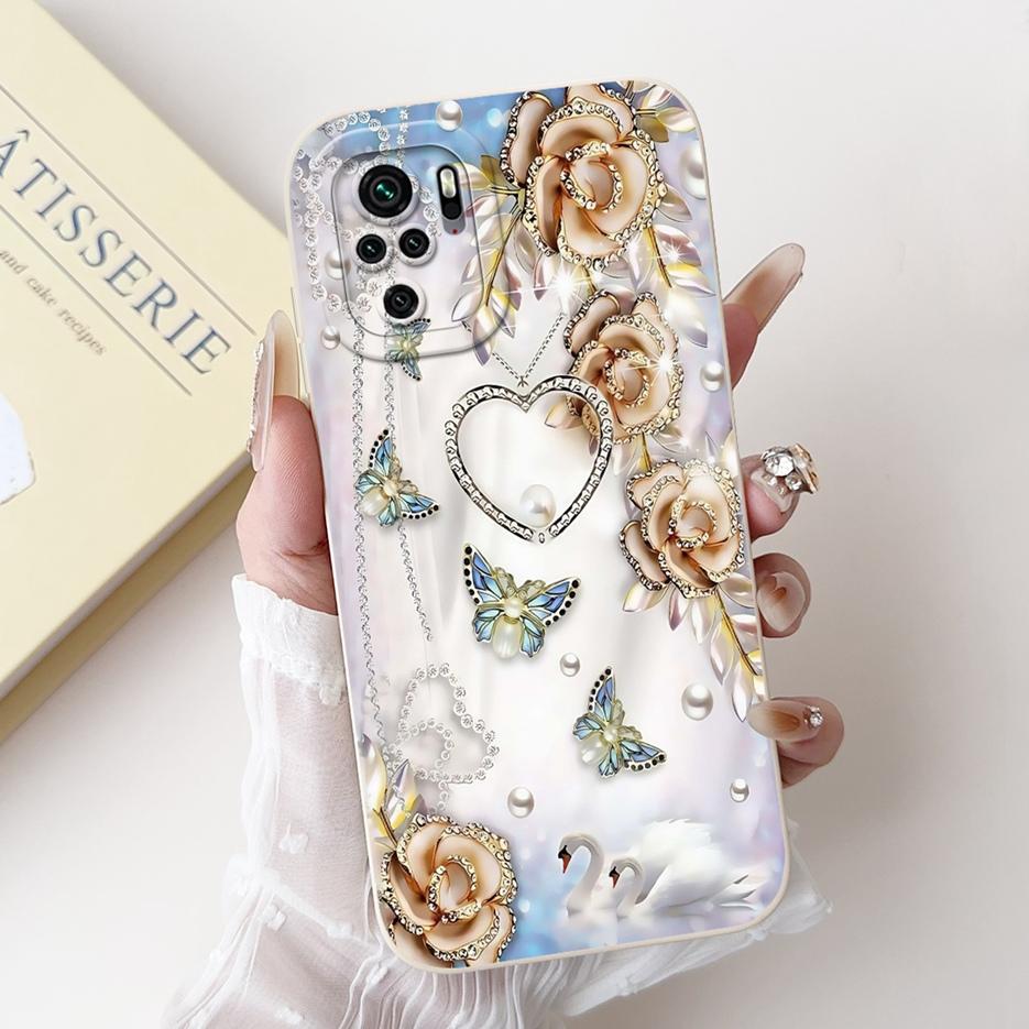 Für Xiaomi Redmi Note 10 4G Hülle Note 10S Stylische Candy-Lackierte Abdeckung Weiche TPU-Handyhülle Für Xiaomi Redmi Note 10 Pro Max Schale