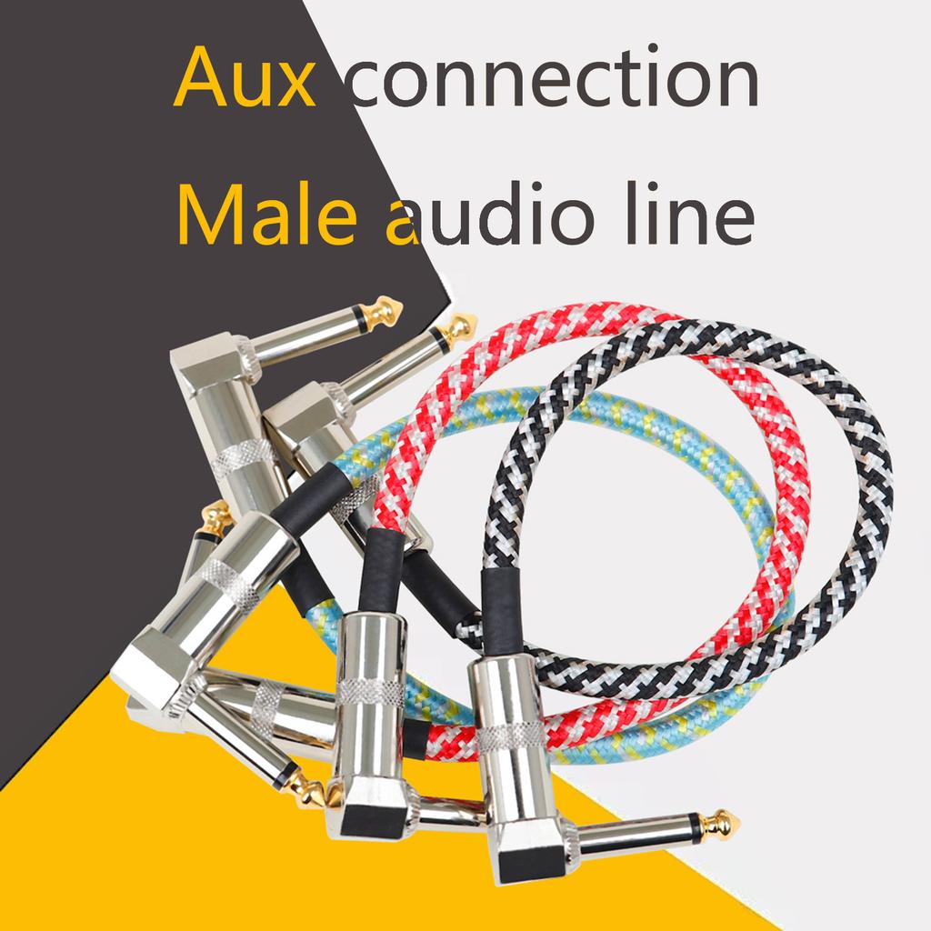 Guitar Patch Cables Professional Patch Cables for Guitar Pedals Low Noise Good Quality Guitar Patch Cable Right Angle