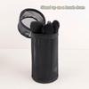 Mesh Round Cosmetic Storage Transparent Bag Large Capacity Makeup Brush Organizer Pouch Travel Cosmetics Case For Brushes Tools