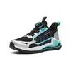 Anta Kids Jiangxin 1.0 Non-Slip Shock Absorbing Wear-Resistant Low-Top Running Shoes Kids Running Shoes Black Silver Blue 312245573-1