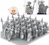 Spartan Warrior Toy Set: 21-Piece Roman Warrior Series for Kids