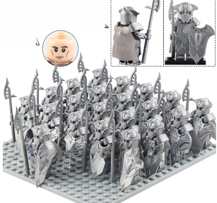 Spartan Warrior Toy Set: 21-Piece Roman Warrior Series for Kids