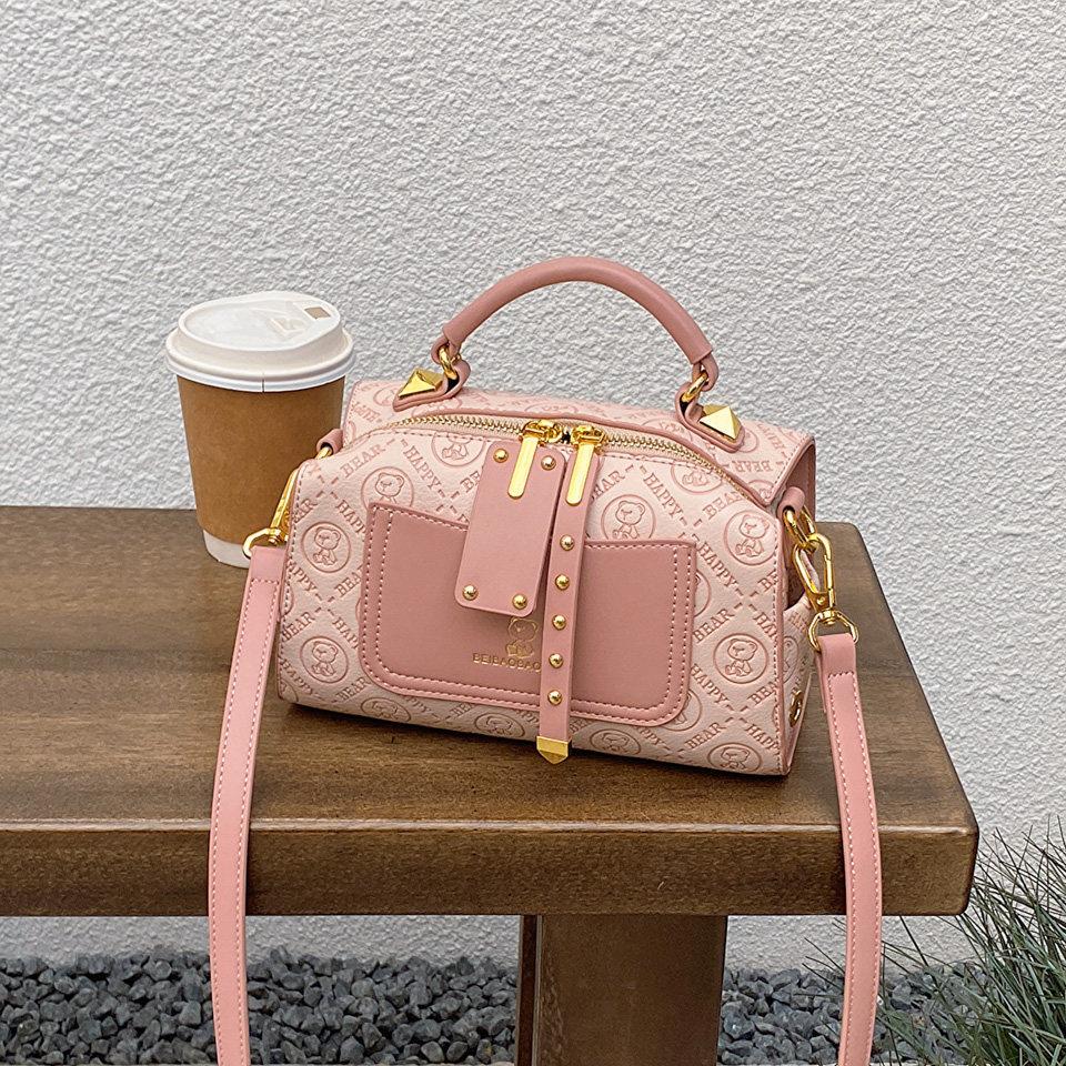 New Fashion Light Luxury Women's Handbags Contrasting Color Commuter Ladies Pillow Bag Casual Simple Shoulder Oblique Span Bags for Wife Birthday Gift