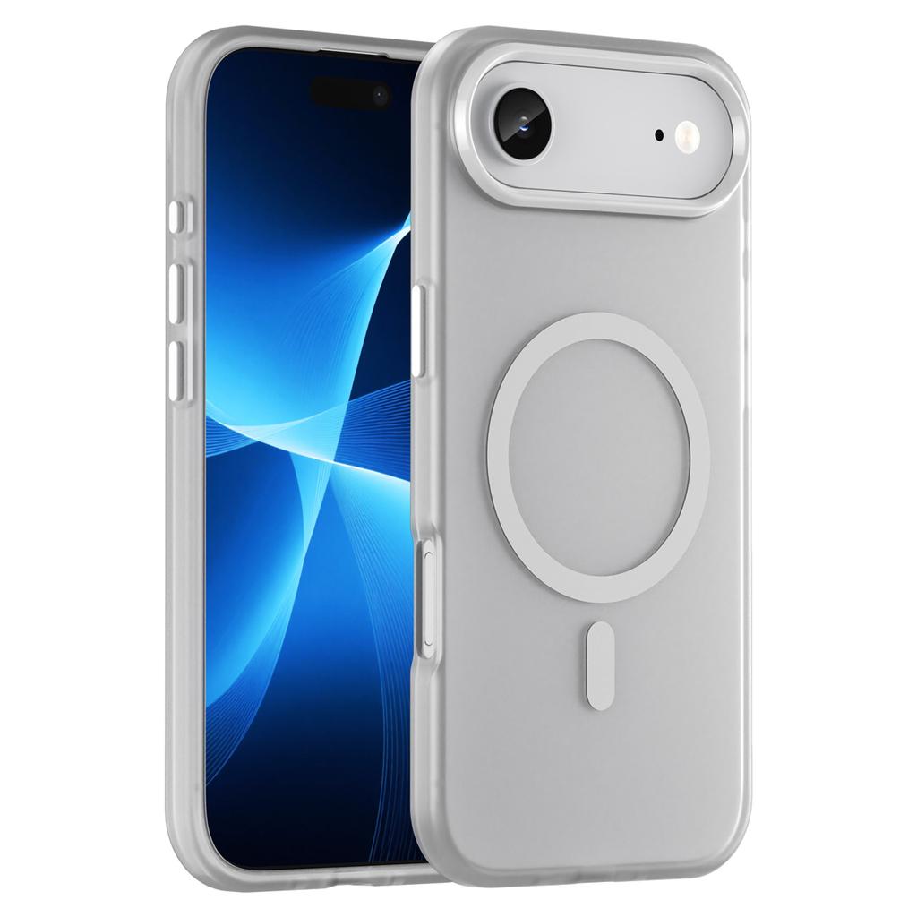 For iPhone 17 Air Case Compatible with MagSafe TPU+PC Slim Matte Translucent Phone Cover