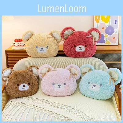 Plush Bear Pillow Cute Soft Baby Nap Cushion Kids Toy For Sleep Comfort