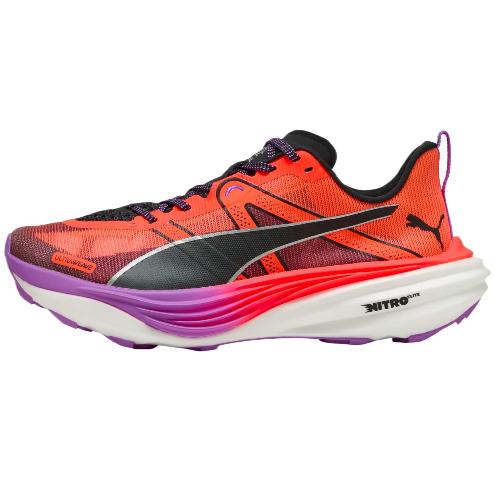 

Puma Deviate Nitro Elite Trail Glowing Red Women Sneakers Black Pure-Magenta 310468-02 37