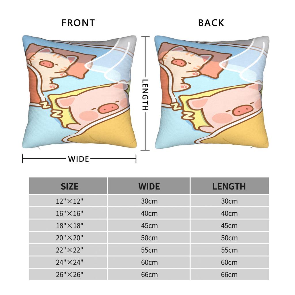 L-Lulu Schweinchen-Schlafkissenbezug – Niedlicher, lustiger Kissenbezug für Hochzeiten, Partys, Heimdekoration, bequemer Kissenbezug, Geschenk