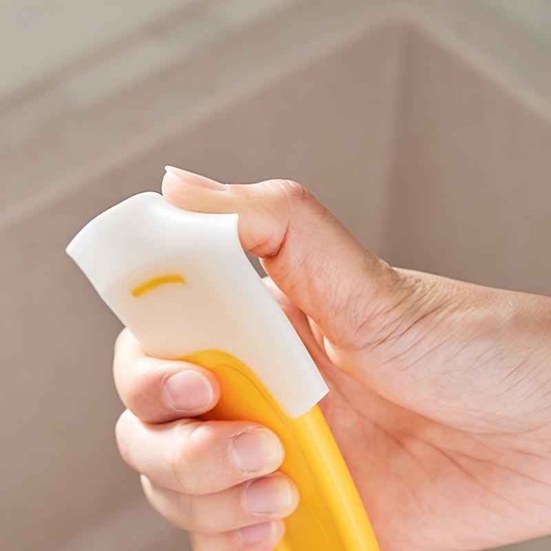 1pc Silicone Soft Scraper Cookware Cleaning Tool Kitchen Oil Stains Frying Pan Tableware Cleaning Scraper, Kitchen Cleaning Tool