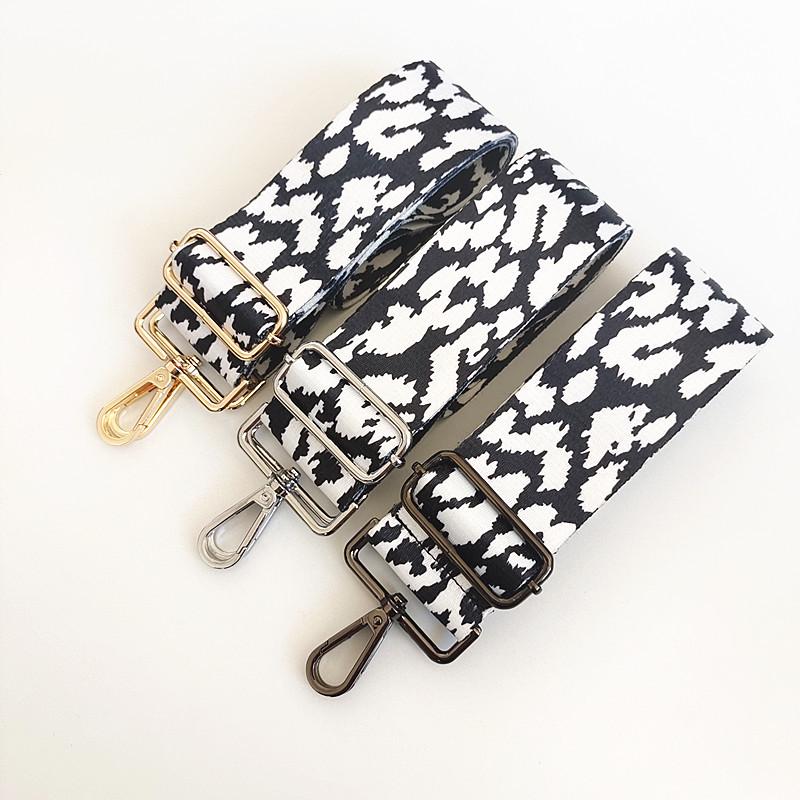 Colorful Leopard Print Adjustable Shoulder Strap - 5CM Wide, Single Shoulder, Crossbody.