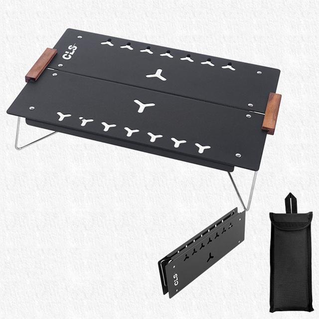 

Настольный складной стол для пикника, уличный стол, столешница из алюминиевого сплава, портативный стол для кемпинговой мебели, аксессуары