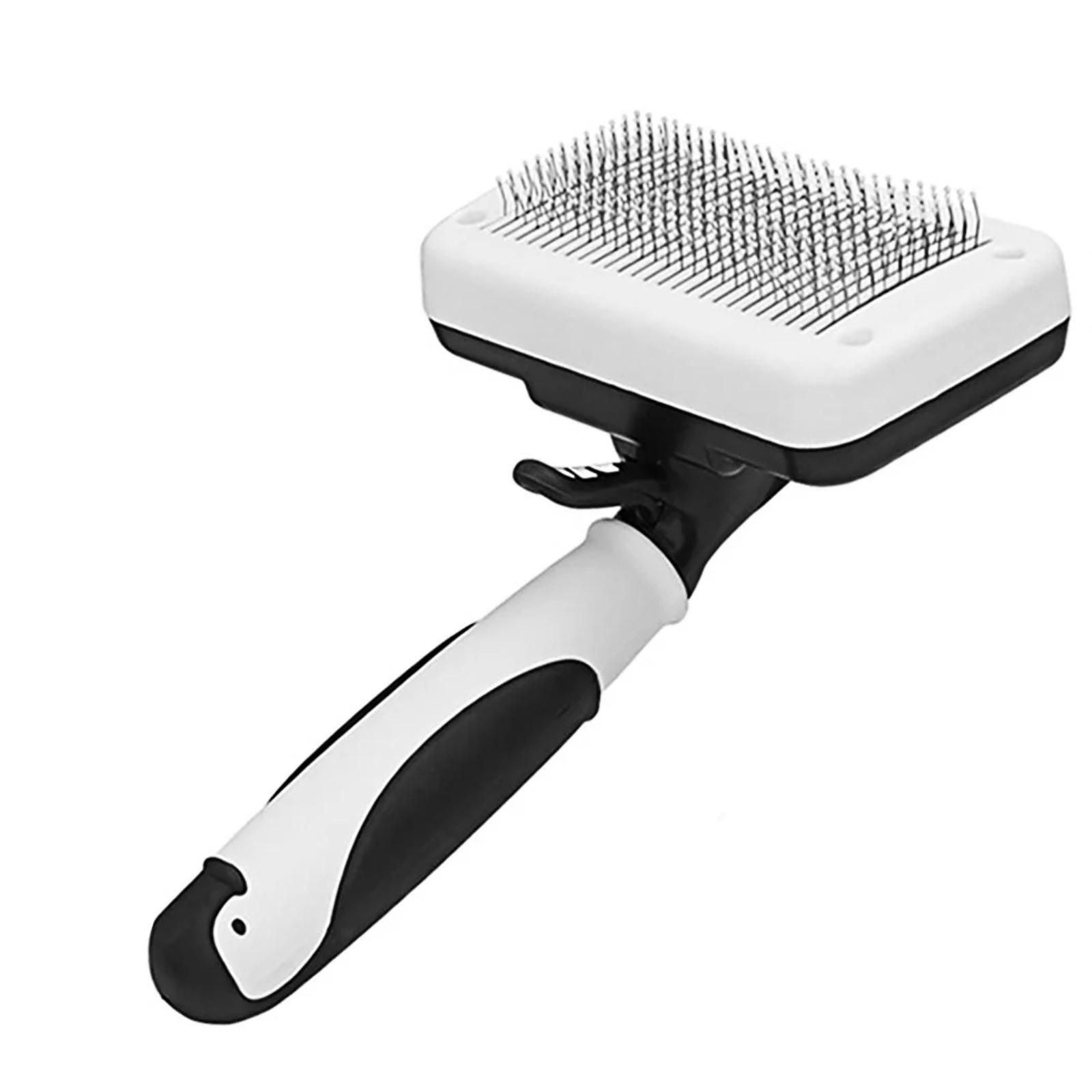 

Щетка для собак для удаления и ухода за волосами, подходит для длинношерстных собак, расческа для чистки кошек белый