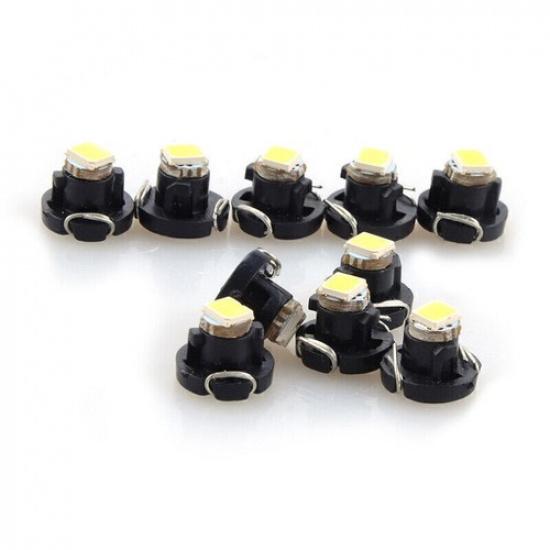 10x Red T4 T4.2 Neo Wedge 1SMD LED Cluster Instrument Dash Climate Bulbs Light M