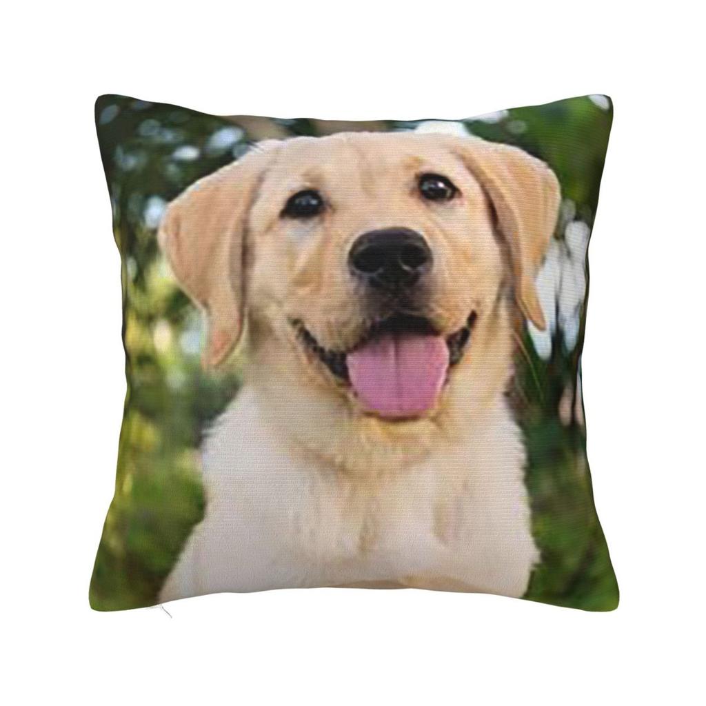 Brown Labrador Cute Dog Pet Animal Pillowcase Cushion Comfort Throw Pillow Sofa Cushions Used for Home Bedroom Living Room