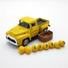 Decoración de Camión de Limones – Decoración de Coche de Limón de Verano, Adorno de Coche de Limón Fresco y Lindo, Decoración de Camión de Limón Amarillo
