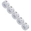 5PCS 4910 Series Shaft Collar Aluminum Alloy Clamp Style Shaft Collar for Robots and Engineering Equipment