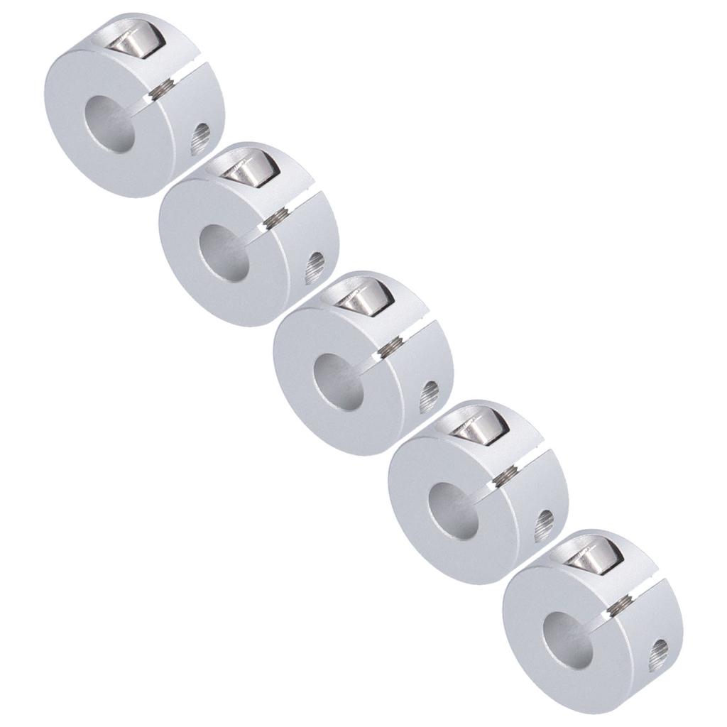 5PCS 4910 Series Shaft Collar Aluminum Alloy Clamp Style Shaft Collar for Robots and Engineering Equipment