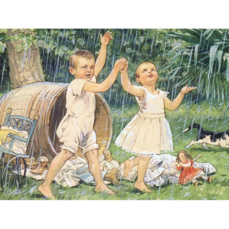 5D Diy Diamond Painting Landscape Garden Child Cross Stitch Kits Full Round Drill Embroidery Mosaic Art Picture Home Decor Gift