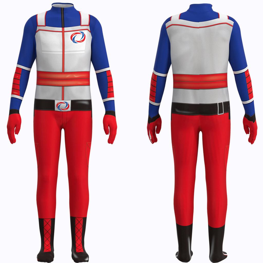 Halloween Europe and the United States, Spicy Girls, Super Kids Cos the Same Role-playing D-printed Tight-fitting Jumpsuit