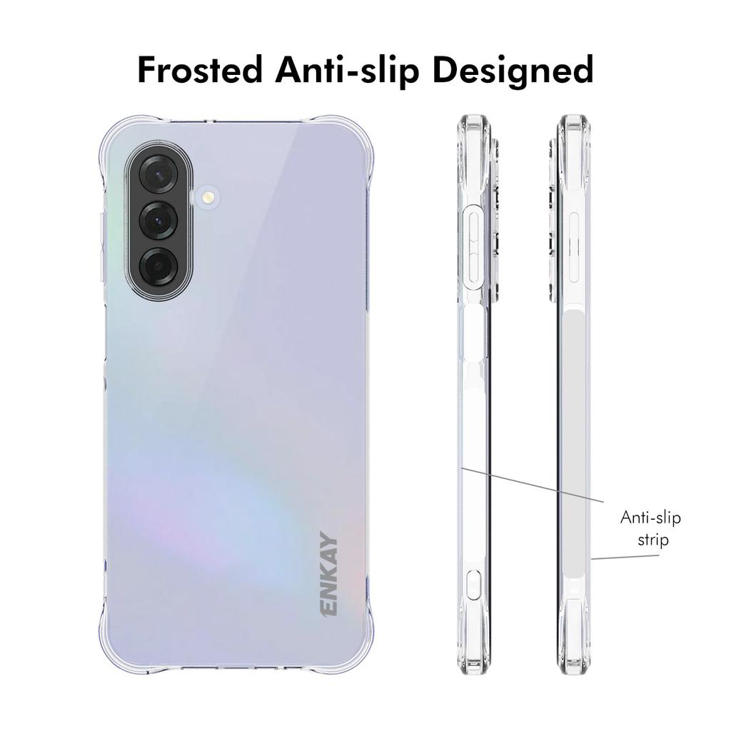 For Samsung Galaxy A17 5G/A17 4G/A26 5G/A16 5G/A16 4G Clear Phone Case ENKAY HAT PRINCE Shockproof Anti-slip TPU Cover