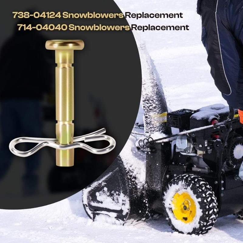 Pack of 20Pairs Shear Pin and Cotter Pin Suitable with Snow Throwers Sturdy Zinc Alloy Construction 1/4" x 1.5" Size