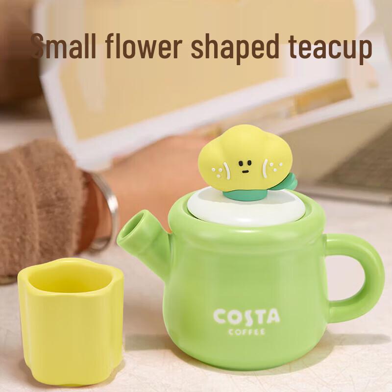 COSTA Ceramic Tea Set with Teapot and Mug