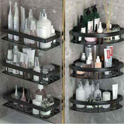 Punch-Free Wall-Mounted Bathroom Shelf