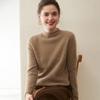 Fanzhen Women's 100% Cashmere Half-High Neck Sweater