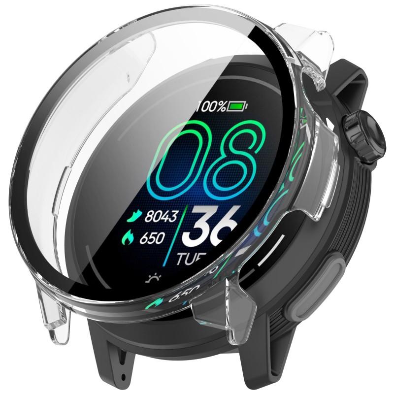 Tempered Glass Case For Coros Pace Pro Smart Watch Protective Cover Bumper COROS PACE Pro Screen Protector Shell Accessories for COROS PACE Pro прозрачный