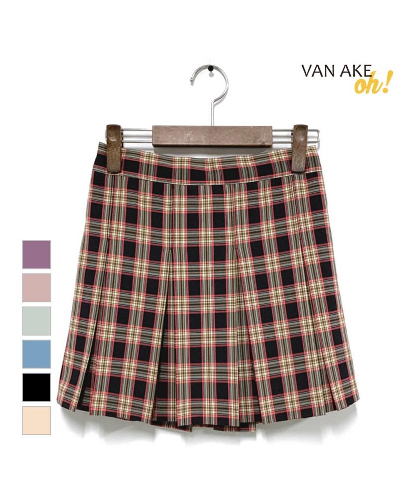 VANAKE Lin'S Check Mini Skirt_Ob15Skme04Z