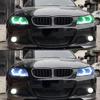For BMW 3 Series E90 E91 2005-12 316i 318i 320i 328i 330i 335i 320d Multi-colored Ring Angel Eyes RGB M4 Style LED App Control
