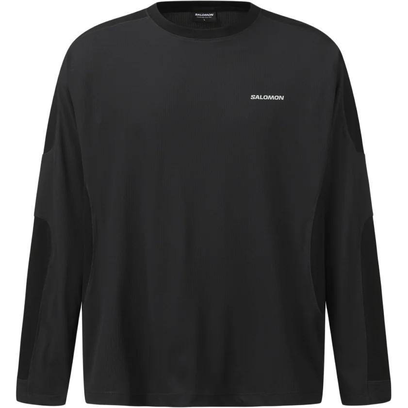 Salomon Uni Glide Loose Fit Crew Neck Long Sleeve T-Shirt Unisex tops LD0035000 L