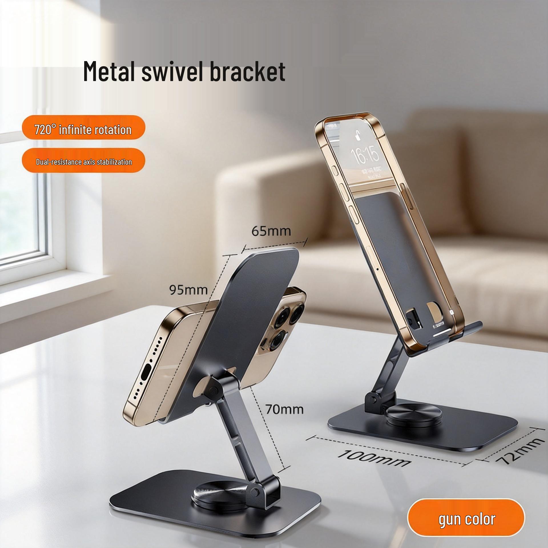 Aluminum Alloy Rotating Mobile & Tablet Stand Standard - Boxed
